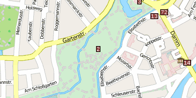 Stadtplan Schlossgarten 