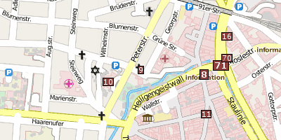 Stadtplan St. Peter 